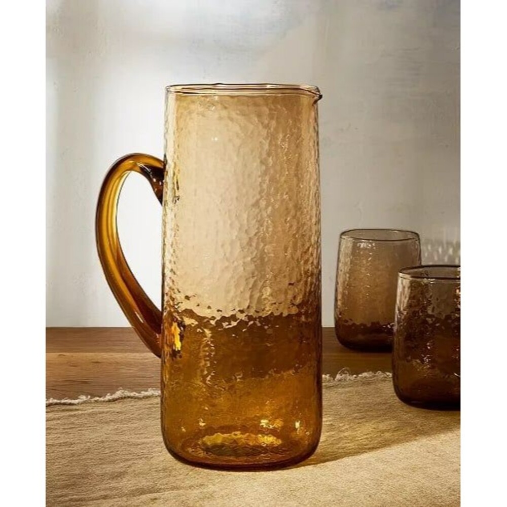 Oake Amber Textured Pitcher 62.5 fl oz